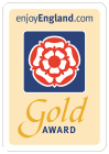 Gold Award Winner 3 Years in a row - EnjoyEngland.com